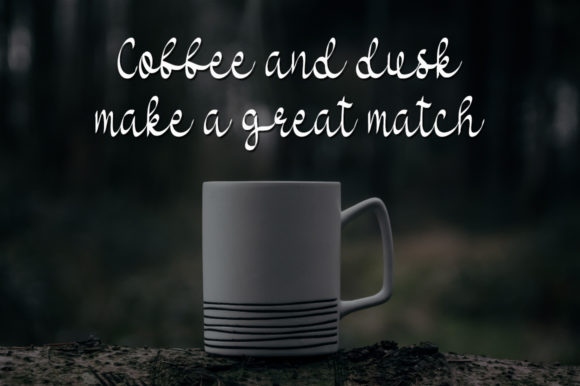 Coffee Cup Font - Preview 2