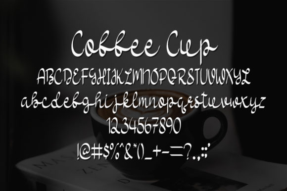 Coffee Cup Font - Preview 3
