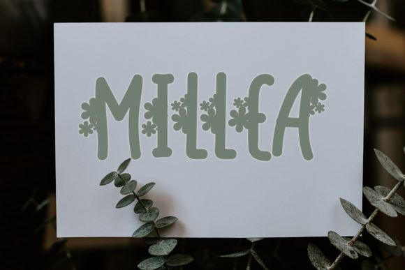 Flower Beauty Font - Preview 2