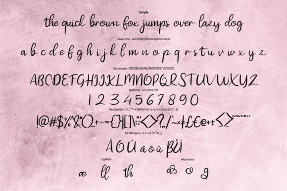 Glatefa Font - Preview 5