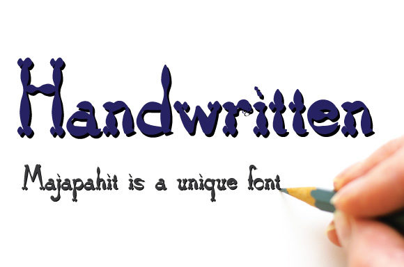 Majapahit Font PNG with transparent background - Preview 1
