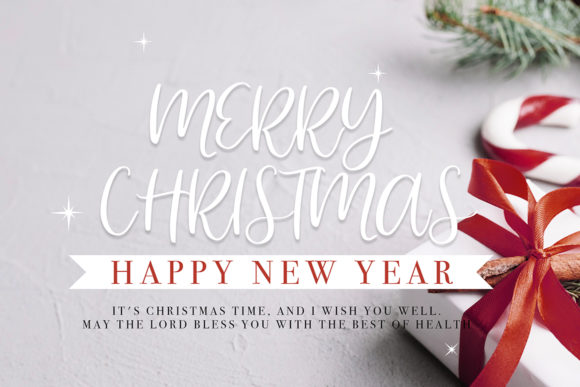 Midnight Sleighride Font PNG with transparent background - Preview 1