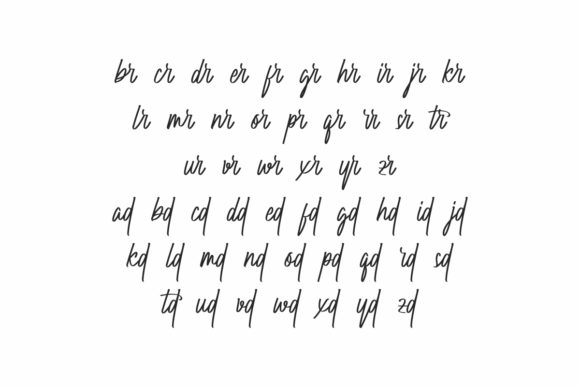 Nailmads Font PNG with transparent background - Preview 4