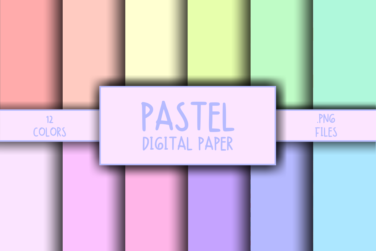 Pastel Background Digital Paper