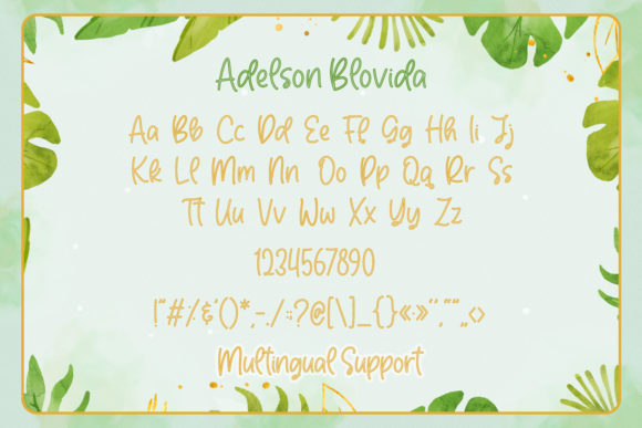 Adelson Belovida Font - Preview 1