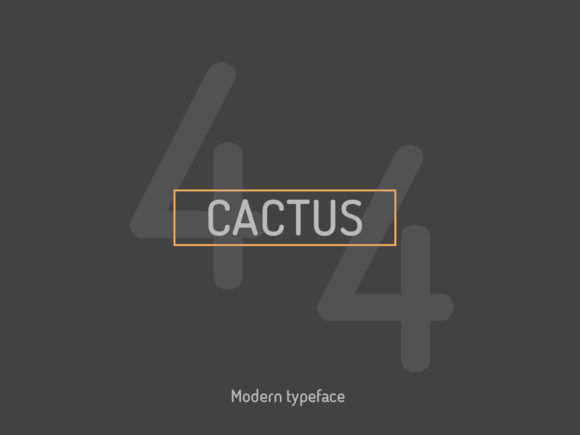 Cactus Font - Preview 1