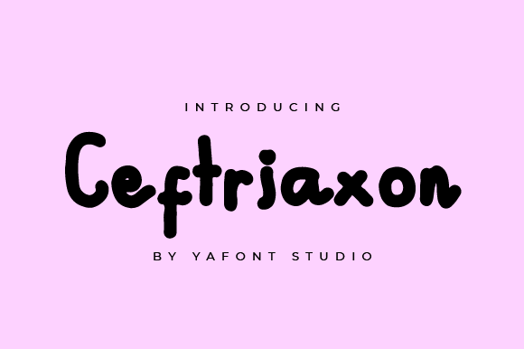Ceftriaxon Font - Preview 2