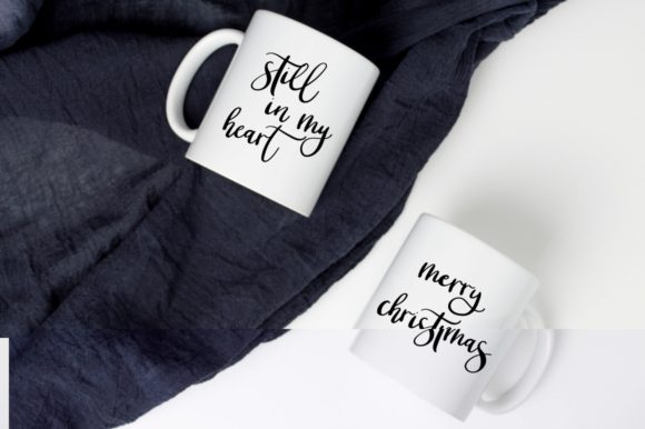 Christmas Blossom Font PNG with transparent background - Preview 5