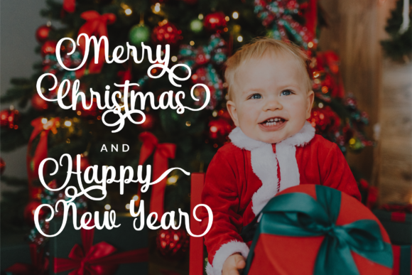 Christmas Halcyon Font - Preview 5