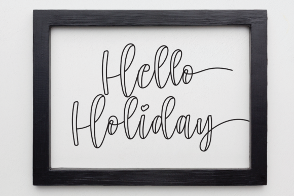 Christmas Melody Font - Preview 6
