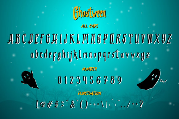 Ghostween Font - Preview 4