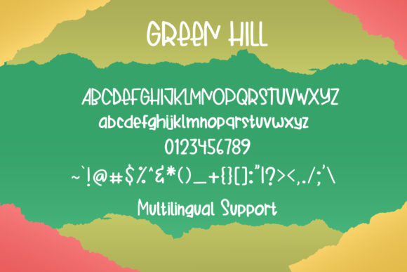 Green Hill Font - Preview 5