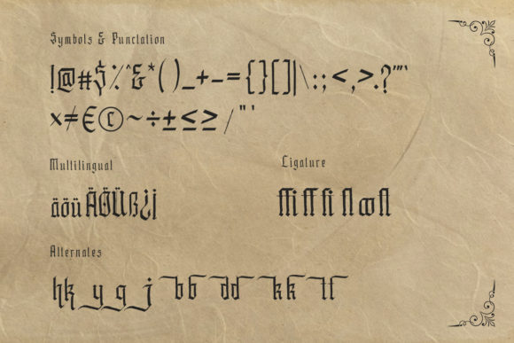 Hardinge Font - Preview 2