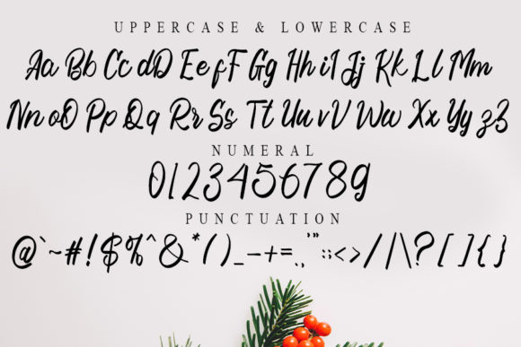 Mozzarella Font PNG with transparent background - Preview 2