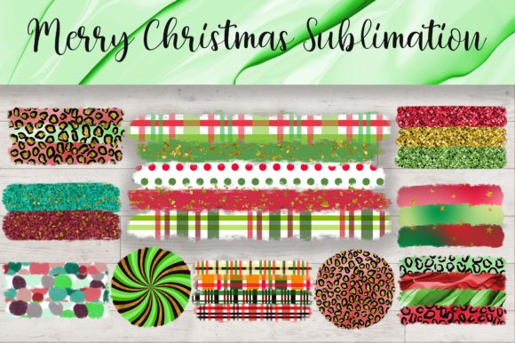 Sublimation Merry Christmas Background Graphic Backgrounds By PinkPearly