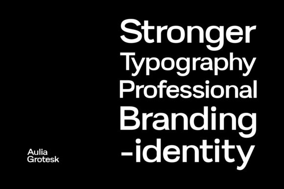 Aulia Grotesk Font - Preview 1