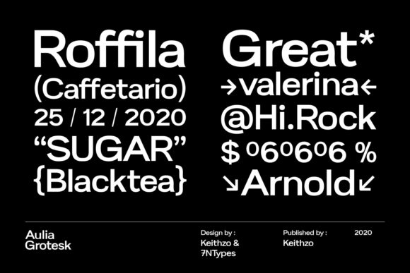 Aulia Grotesk Font - Preview 3