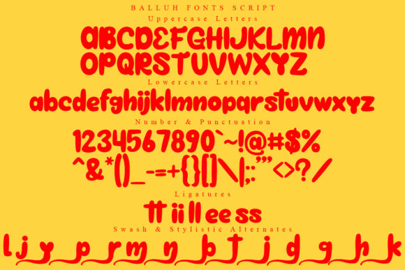 Balluh Font - Preview 5