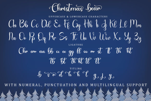 Christmas Bear Font - Preview 6