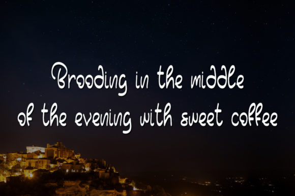 Evening Sky Font - Preview 2