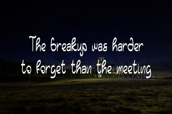 Evening Sky Font - Preview 3