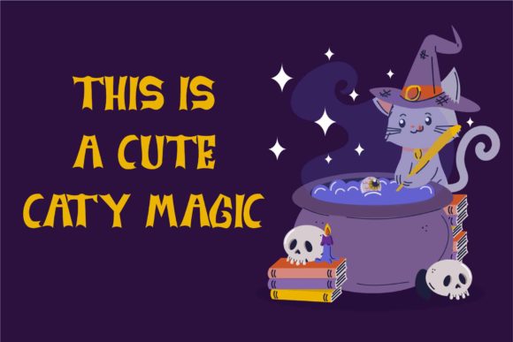 Monster Night Font PNG with transparent background - Preview 2