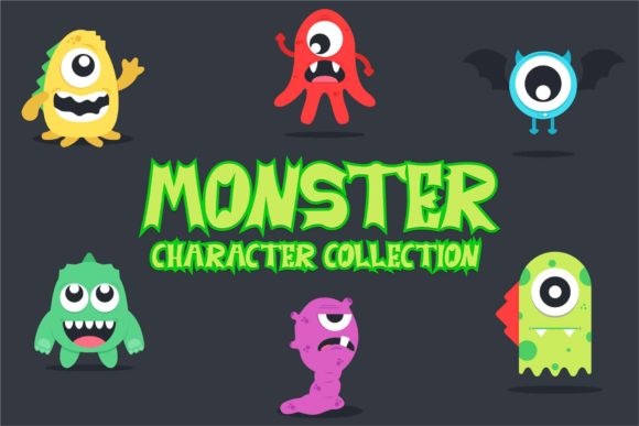 Monster Night Font PNG with transparent background - Preview 3