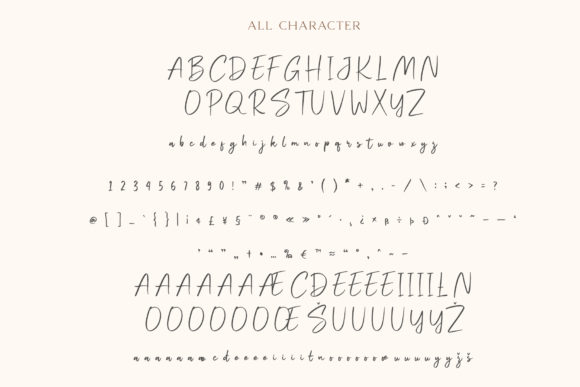 Signatey Font PNG with transparent background - Preview 2