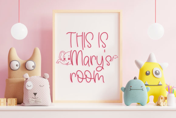 Silly Peanut Font PNG with transparent background - Preview 3