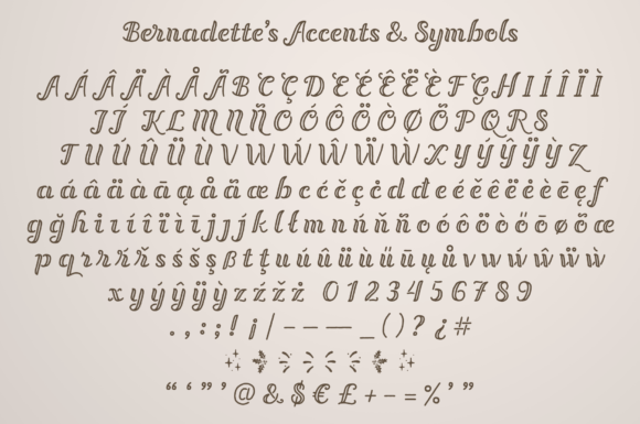 Bernadette Font - Preview 2