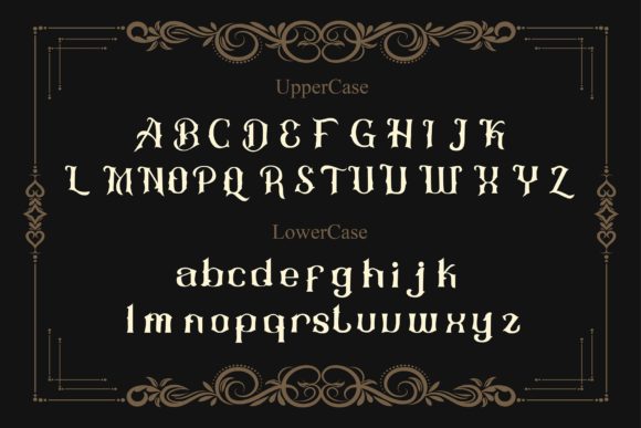 Bulgani Font PNG with transparent background - Preview 1