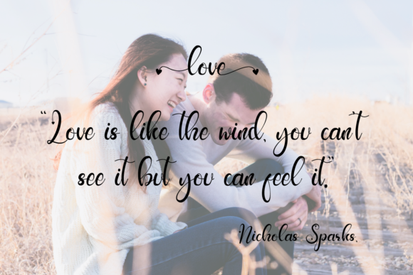 Haney Love Font PNG with transparent background - Preview 5