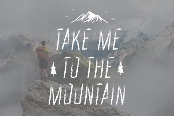 Mystic Forest Font PNG with transparent background - Preview 4