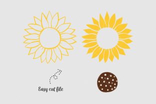 Sunflower SVG Cut File Graphic by CatAndMe · Creative Fabrica