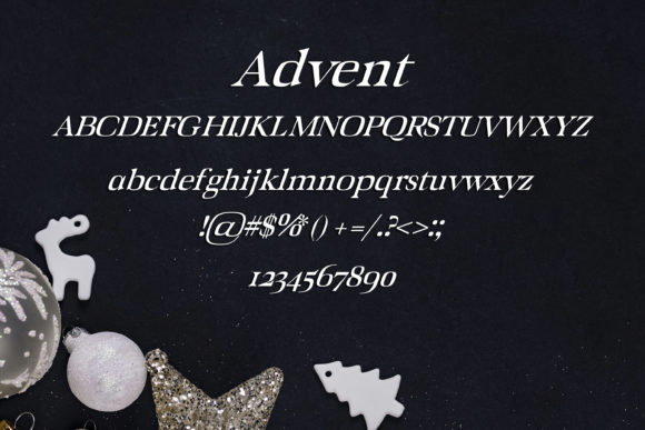 Advent Font - Preview 1