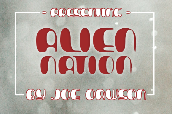 Alien Nation Font - Preview 1