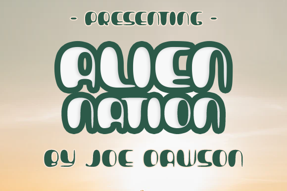 Alien Nation Font - Preview 2