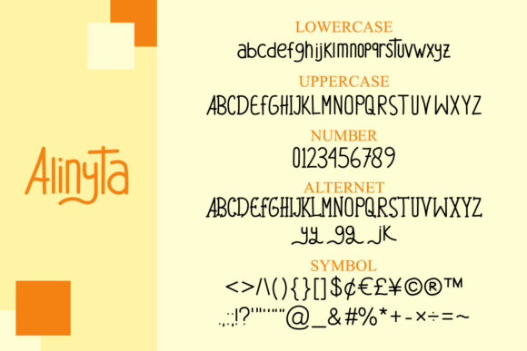 Alinyta Font - Preview 2