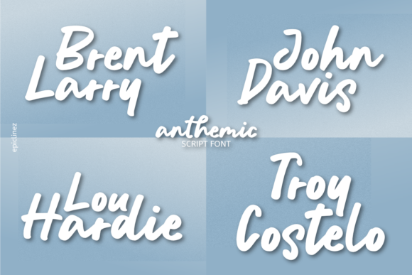 Anthemic Font - Preview 3