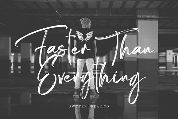 Awtter Break Font - Preview 6