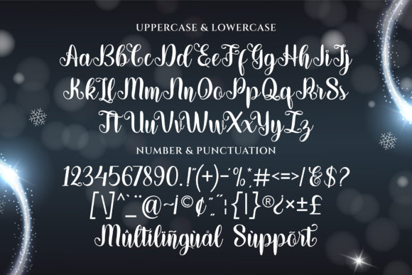 Beauty Fandytha Font PNG with transparent background - Preview 2