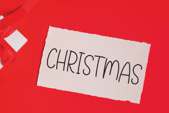 Birthday Christmas Font - Preview 2