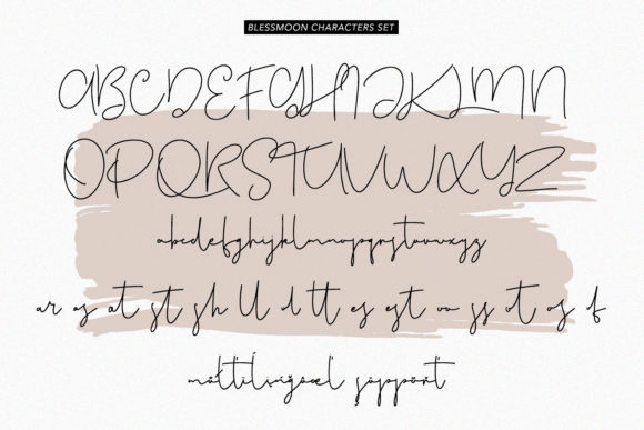 Blessmoon Font - Preview 3