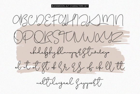 Blessmoon Font - Preview 4