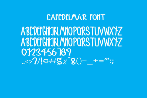 Cafe Del Mar Font - Preview 3
