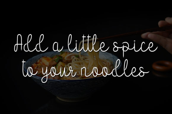 Canned Noodles Font - Preview 2