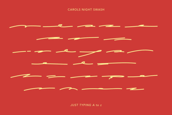 Carols Night Font - Preview 6