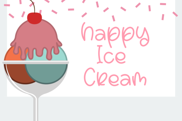 Chillin Ice Cream Font - Preview 1