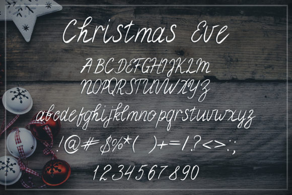 Christmas Eve Font - Preview 1