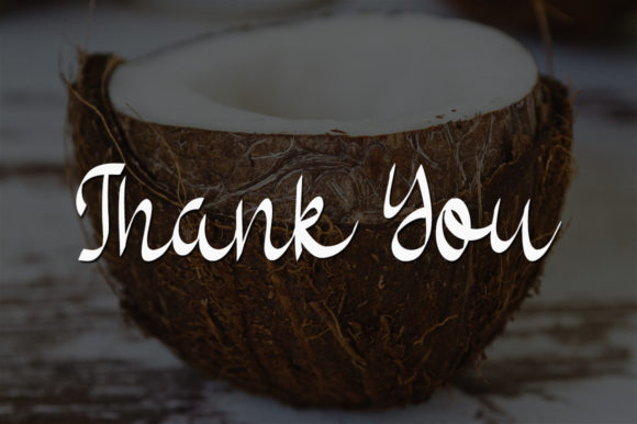 Coconut Milk Font - Preview 4